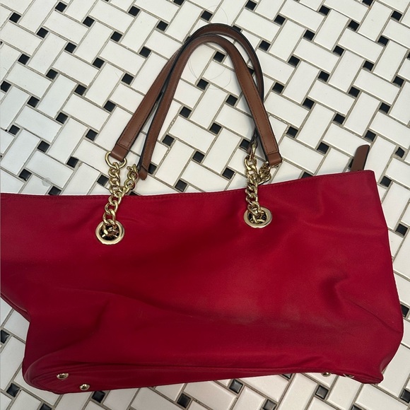 Calvin Klein Cherry Red Tote Bag - Picture 3 of 8